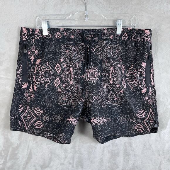 agnes + milo Other - Agnes + Milo Pink Panther Mandala Enzo Swim Shorts Mens Large Euro Summer Beach
